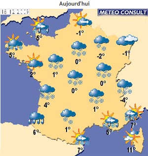 Le site de m��t��o France victime de la neige - Internet - Articles.