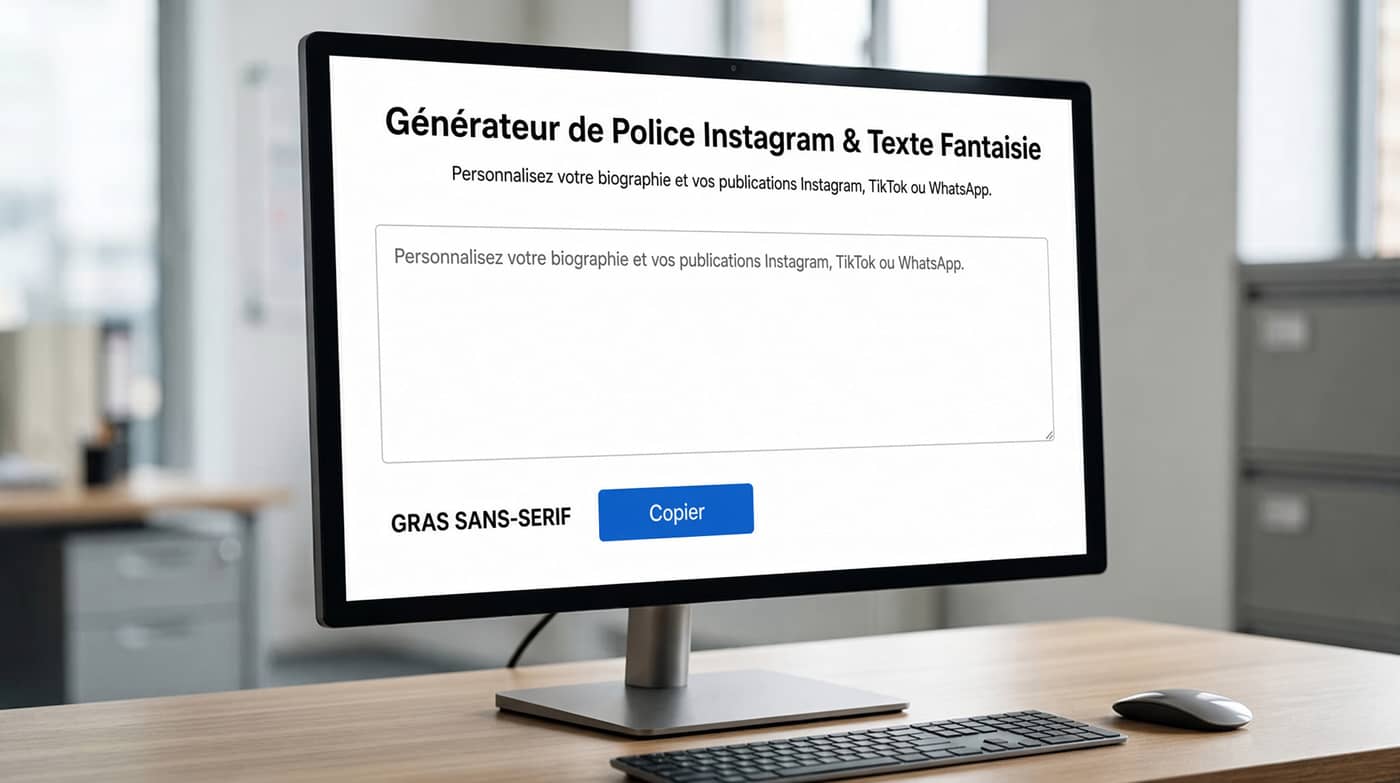 Générateur de polices pour réseaux sociaux