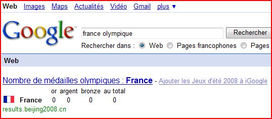 la france 0 medaille