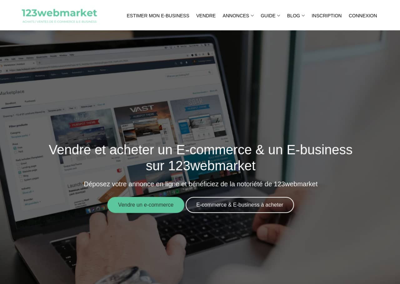 123webmarket : vendre ou acheter un e-commerce ou un e-business