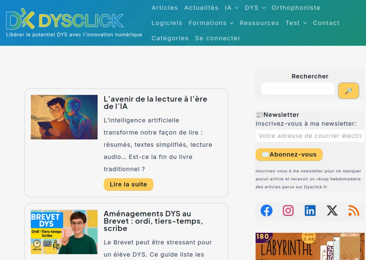 Dysclick : conseils et astuces numérique pour les DYS