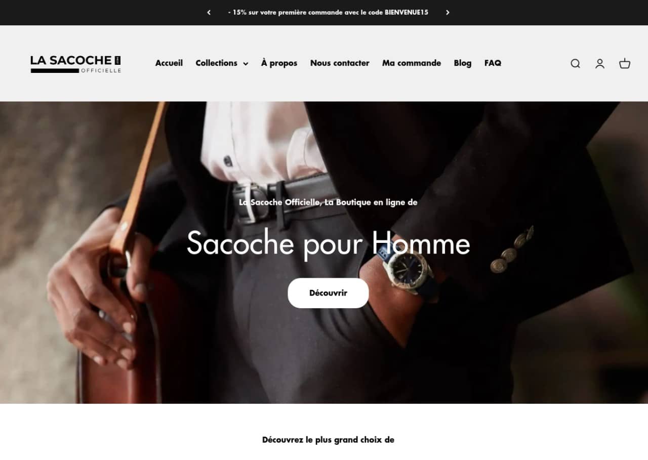 La Sacoche Officielle : la boutique des sacoches pour homme