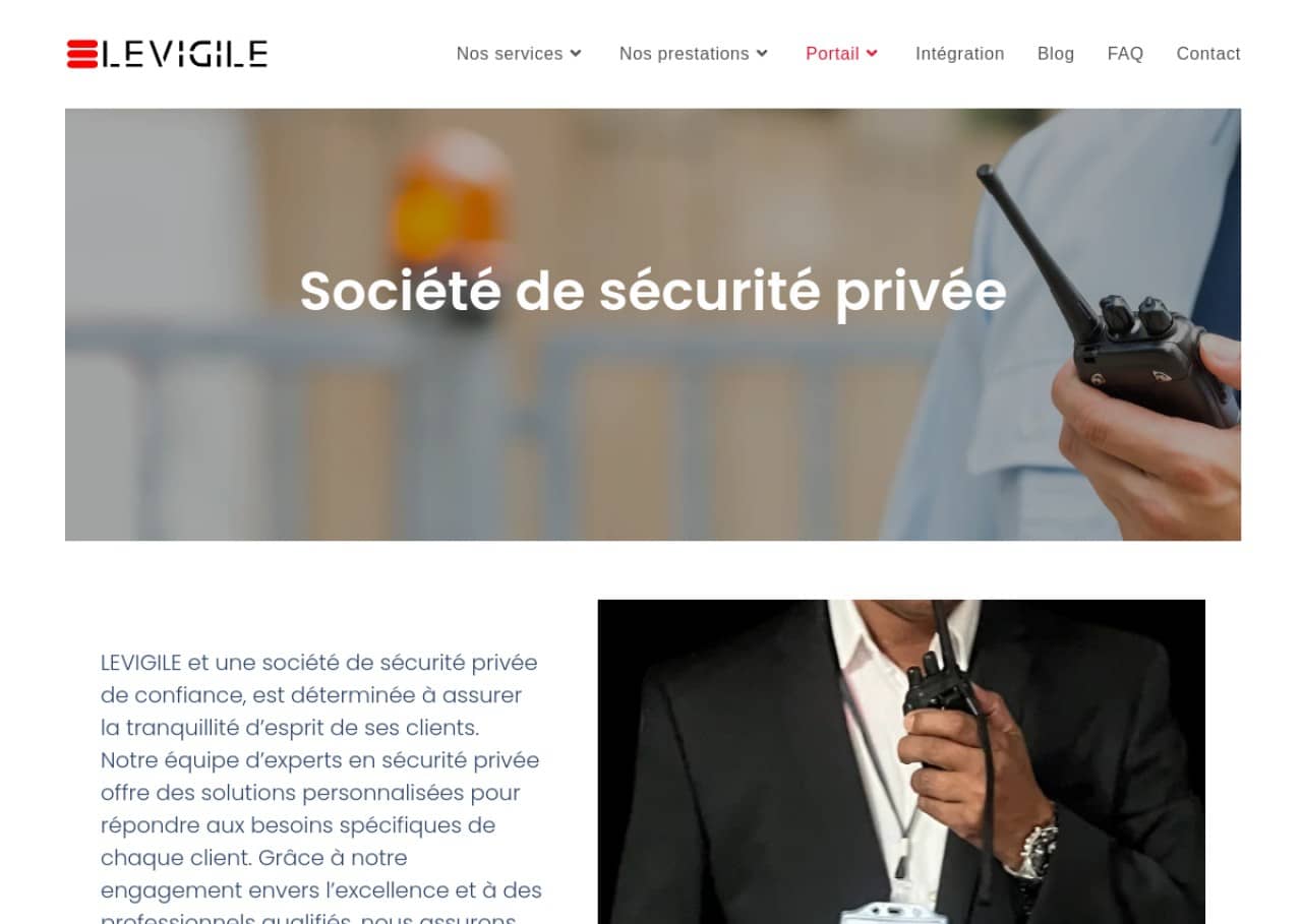 Levigile : société de sécurité privée de confiance
