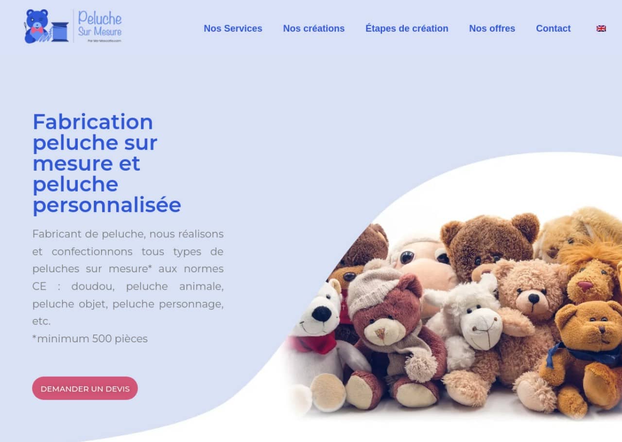 Peluche Sur Mesure : création de peluches personnalisées