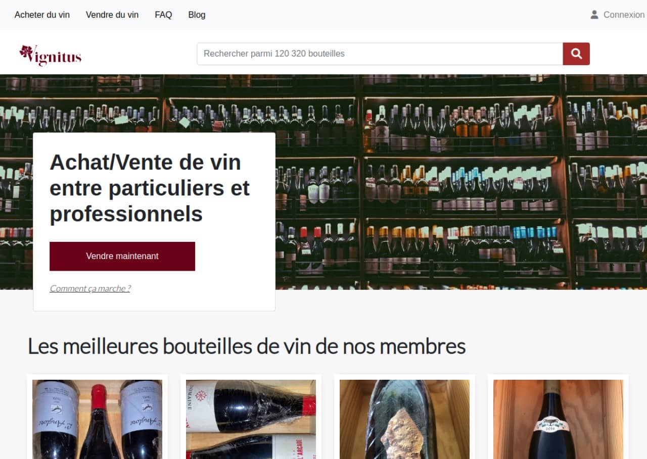 Vignitus : achat/vente de vin