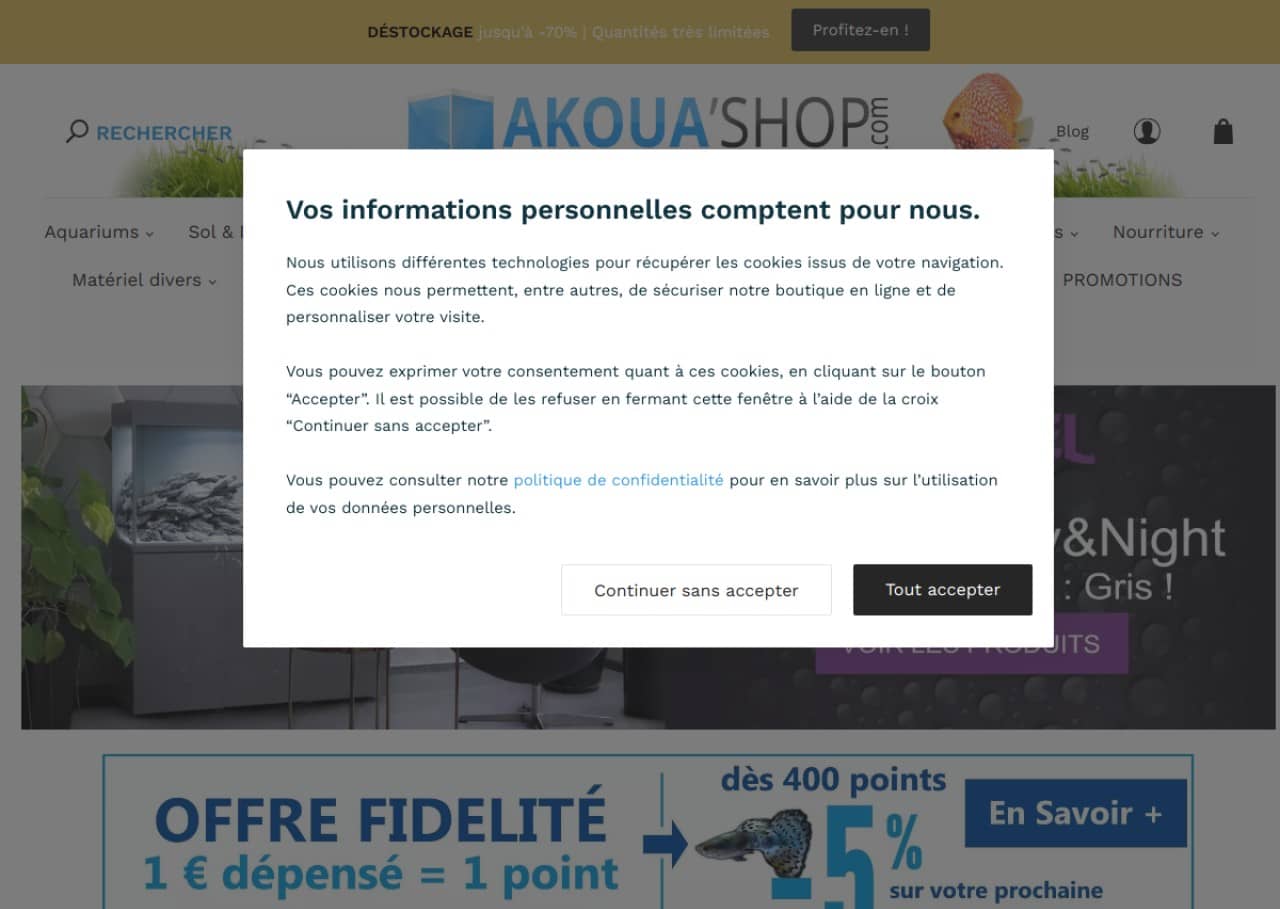 AkouaShop : boutique aquariophilie