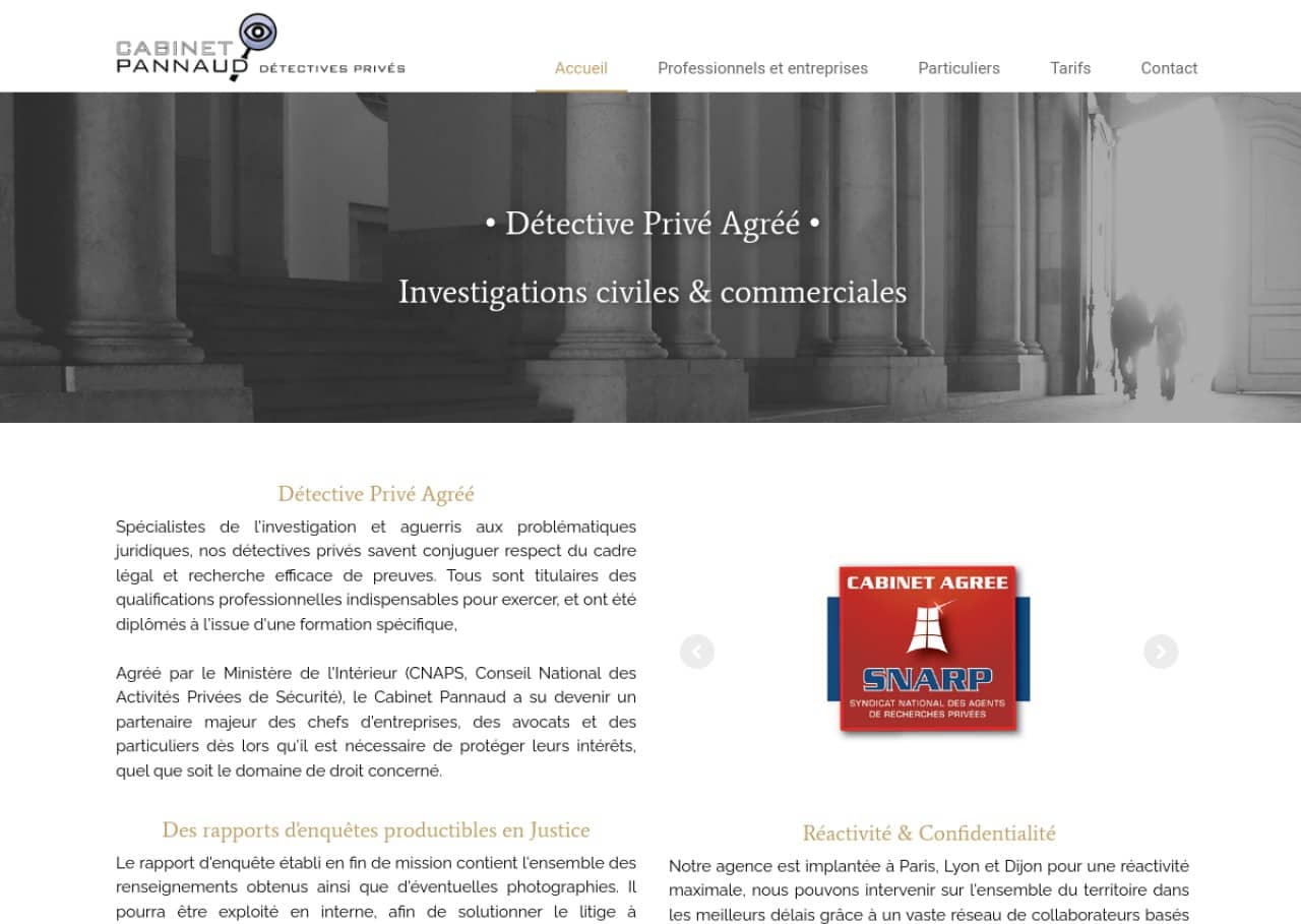 Cabinet Pannaud : détective privé à Paris