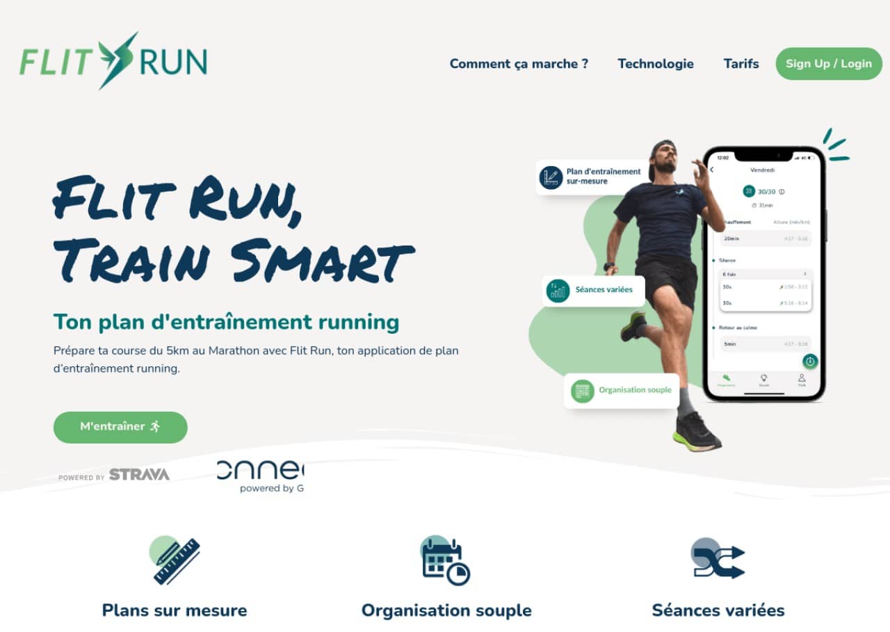 Flit Run : application pour le running