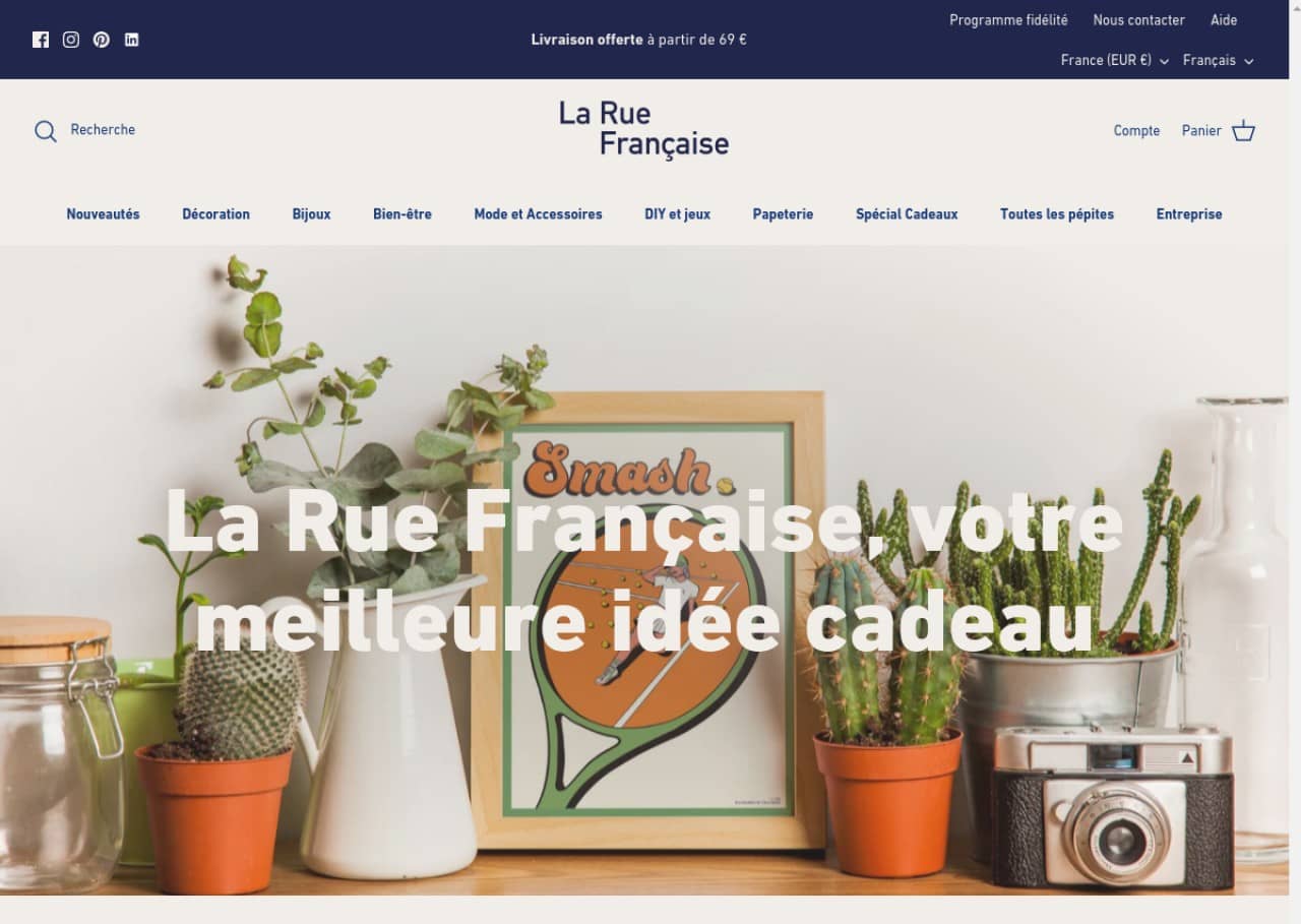 La Rue Française : boutique dédiée à l'artisanat français