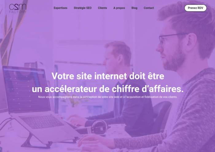 C2M Factory : concepteur de site web