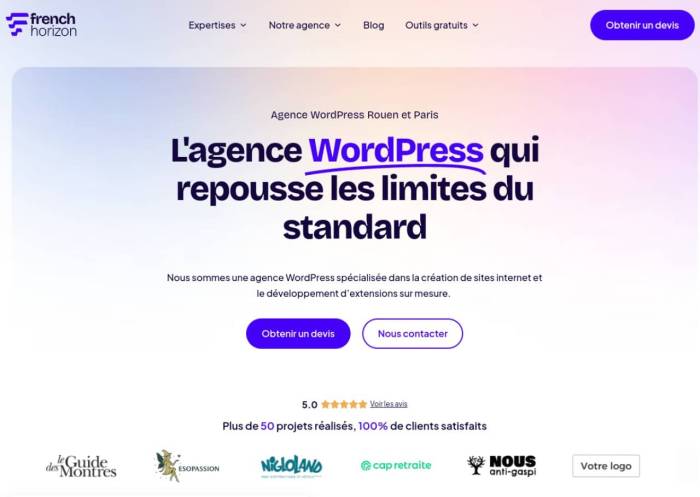 French Horizon : une agence Wordpress à Rouen en Normandie