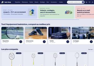 Badshop : Tout l'équipement badminton au meilleur prix