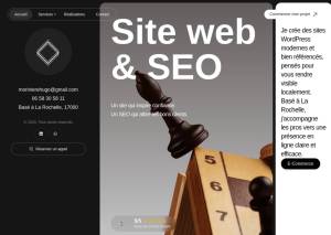 Hugo Moriniere : sites vitrines & SEO local à La Rochelle