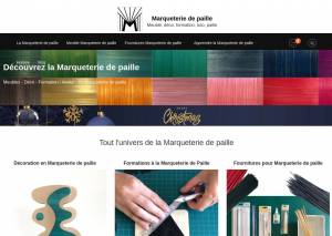 Découverte de la marqueterie de paille