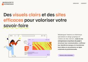 Emelyne Marguerite Kennenga : Webdesign & UX freelance en Martinique