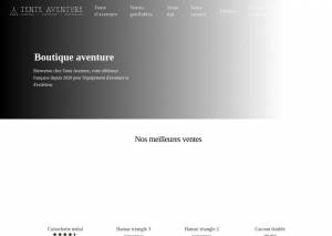 Tente Aventure : matériel d'aventure et de bivouac