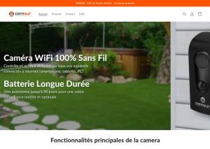 Camsur : caméra de surveillance wifi intérieur / extérieur