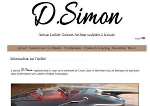 D.Simon Lutherie : artisan luthier guitares Archtop