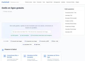 Facile Outil : des outils en ligne gratuits