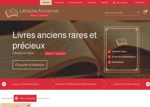 Livres Entre 2 actions : librairie spécialisée en livres anciens