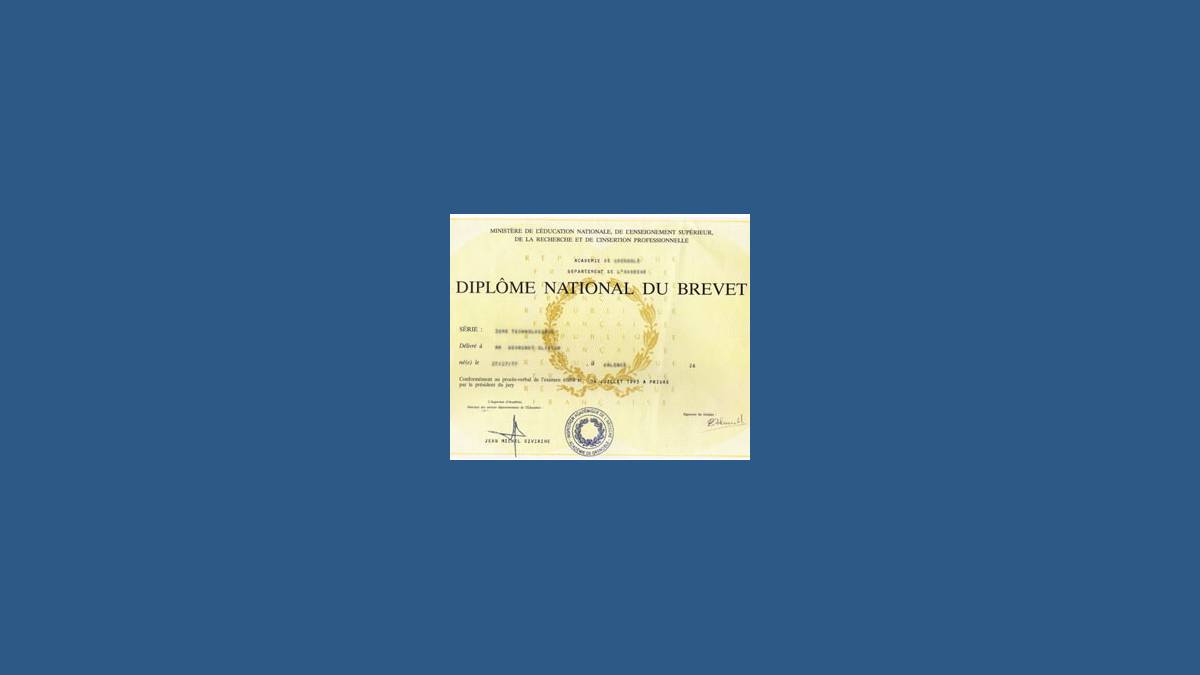 DNB 2015 - diplôme national du brevet