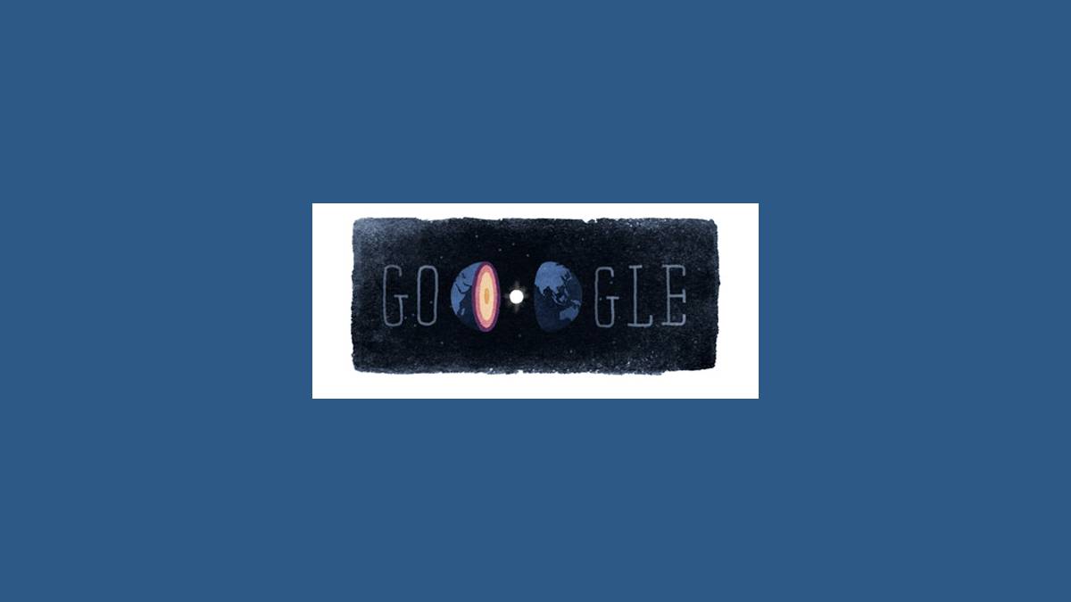 Le Doodle Inge Lehmann sur Google