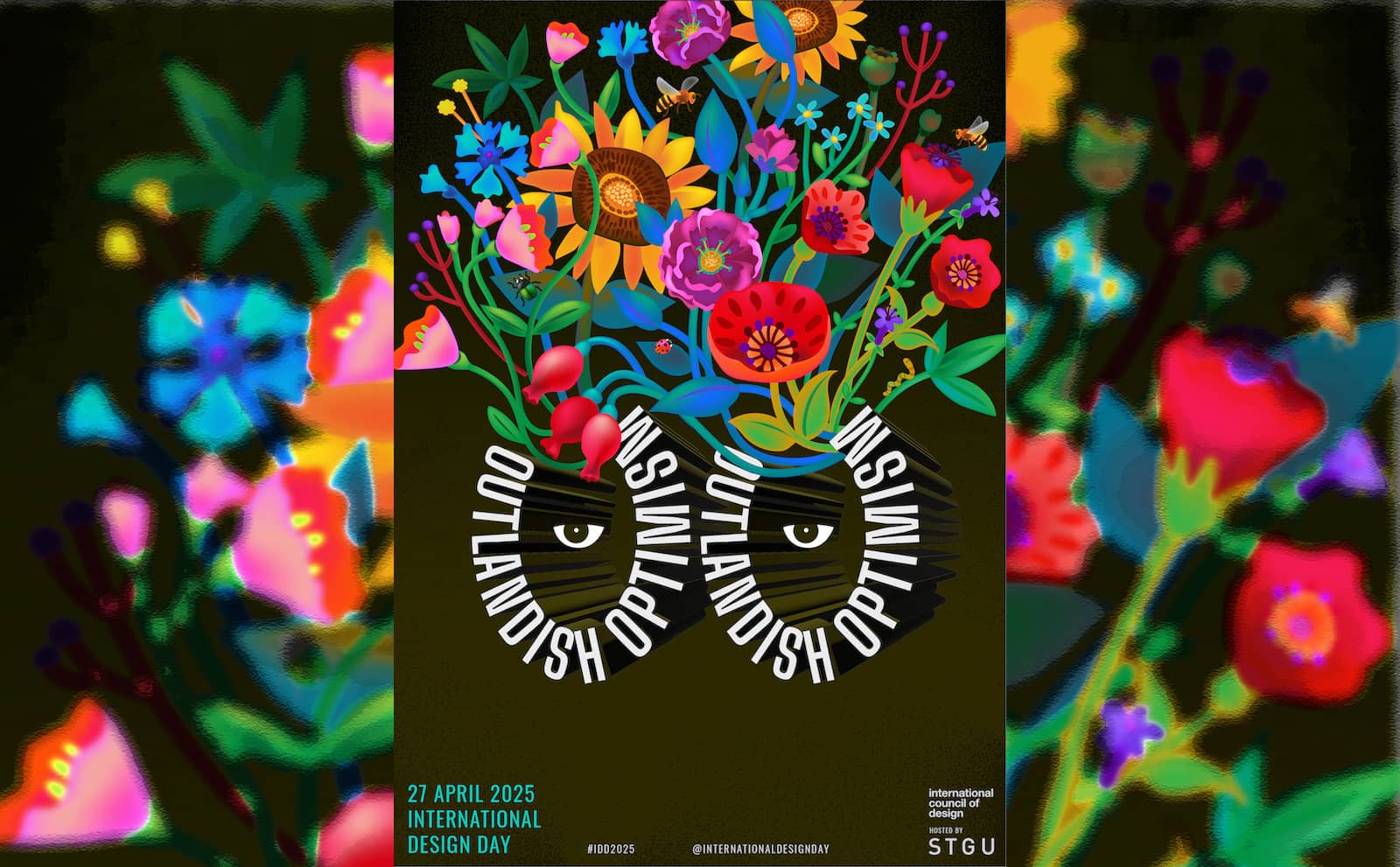 Affiche de la Journée mondiale du design graphique (Crédit : Olena Tverdokhlib)