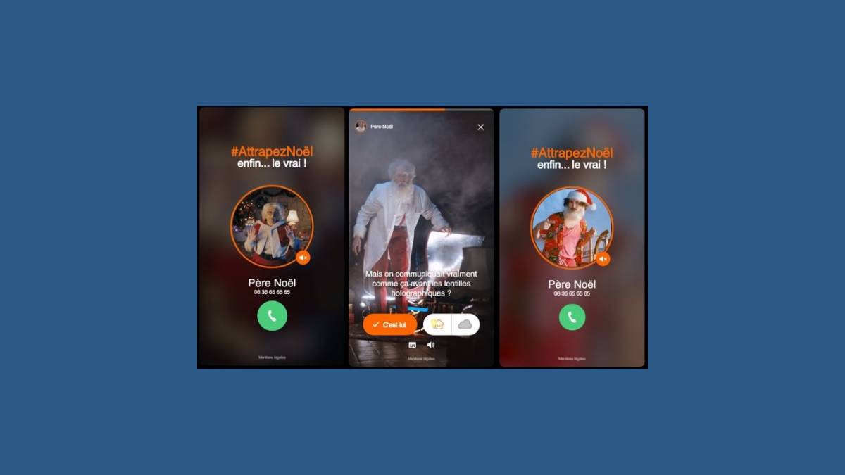 Attrapez Noël… Enfin le vrai avec Orange