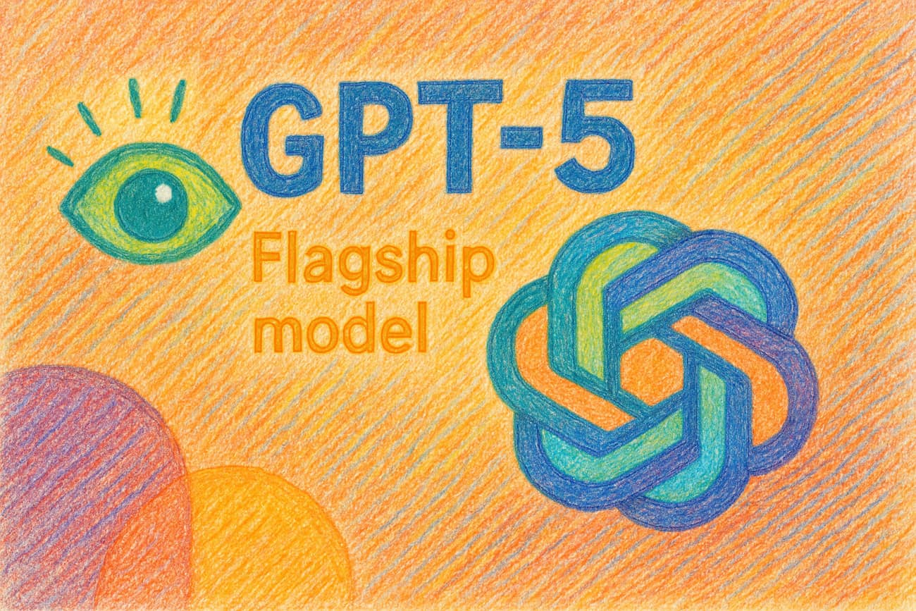  Image de présentation crayonné de GPT-5 (Crédit : ChatgPT himself)