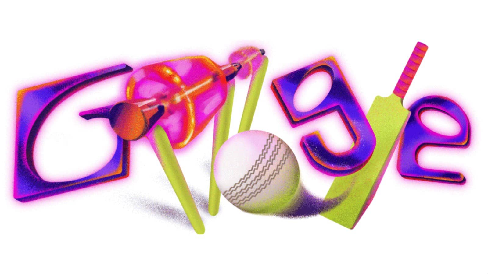 Un Doodle coupe du monde masculine de T20 de l’ICC (Crédit : Google)