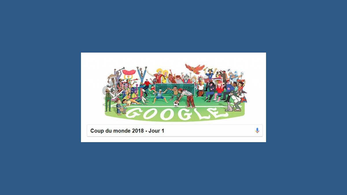 Doodle Coupe du monde 2018 - Jour 1