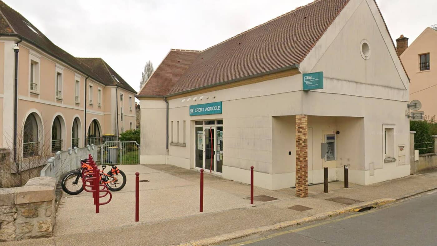 Le Crédit Agricole de Voulx en Seine-et-Marne (Crédit : capture Google Maps)