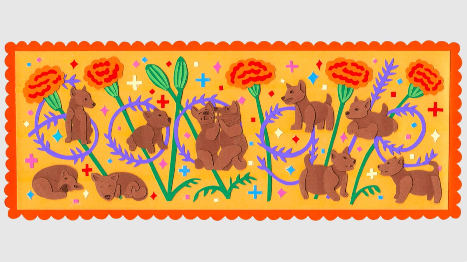 Un Doodle pour fêter le jour des Morts 2024 « Día de los Muertos »