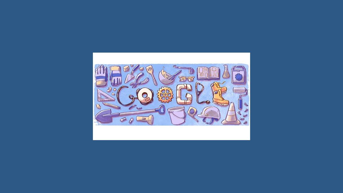 Doodle fête du Travail 2018 sur Google