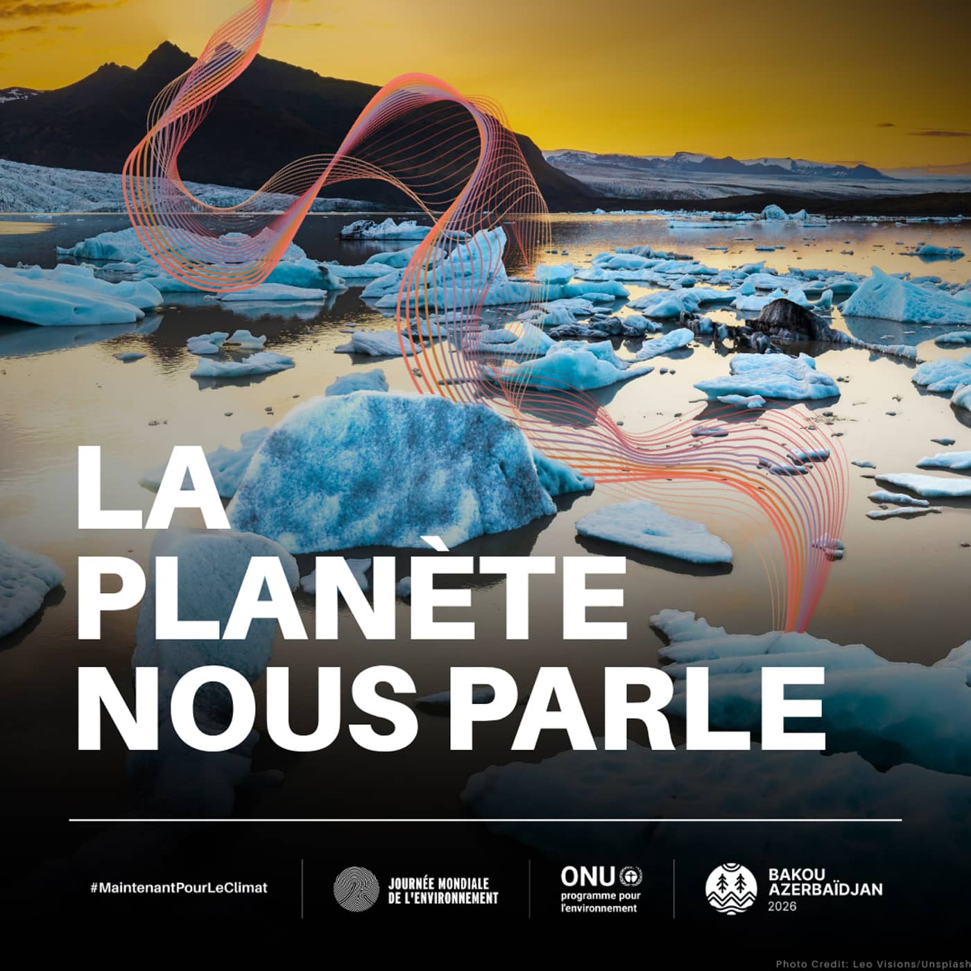 Affiche Journée mondiale de l'environnement : la planète nous parle (Crédit : Nations Unies)