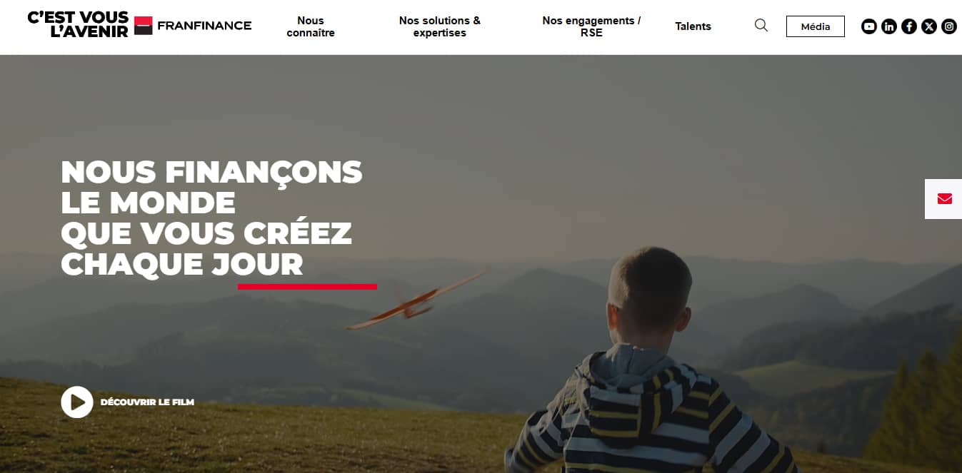 Espace Web Franfinance (Crédit : capture Web Archive)