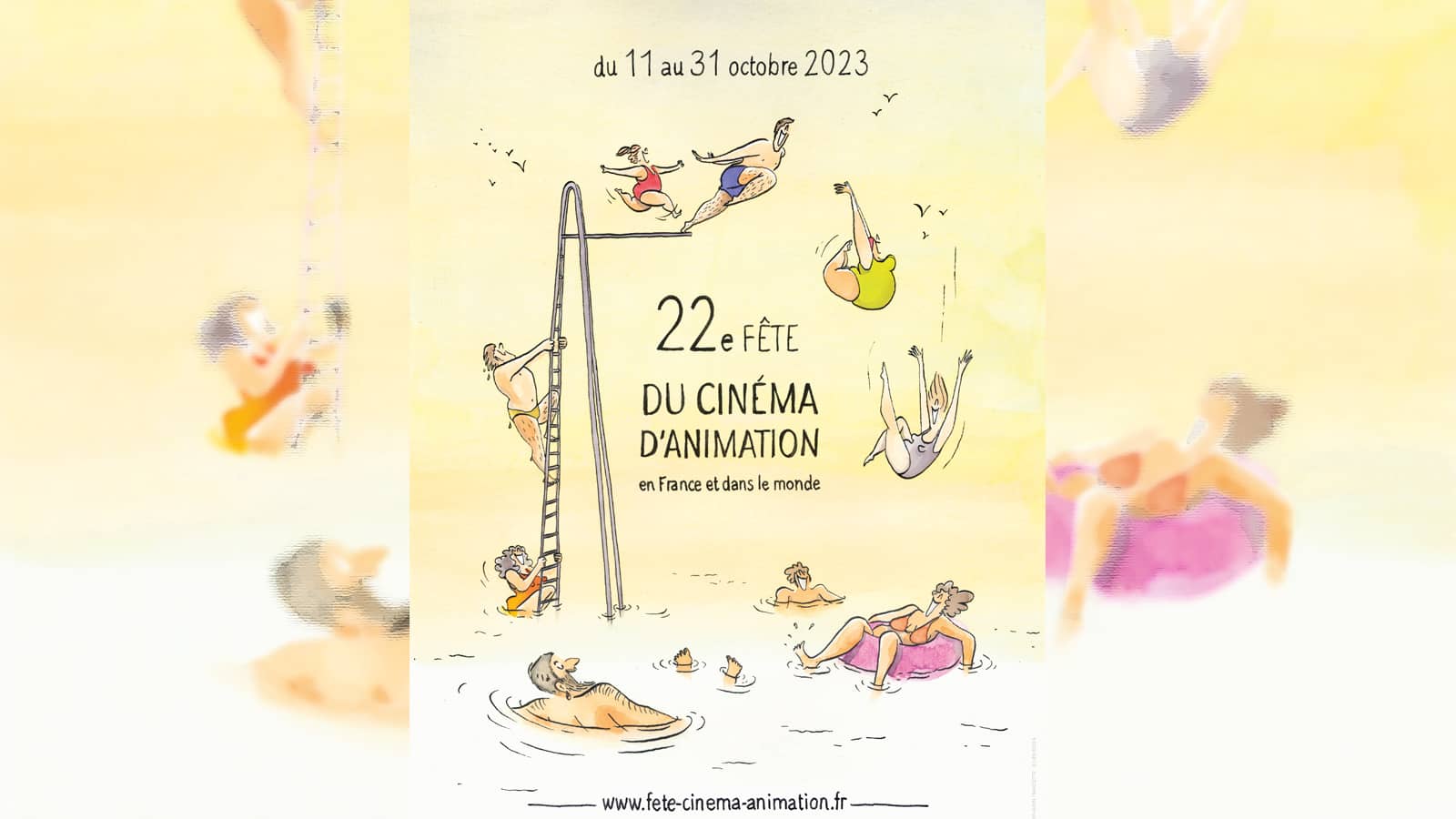 Affiche de la 22e édition de la Fête du cinéma d’animation