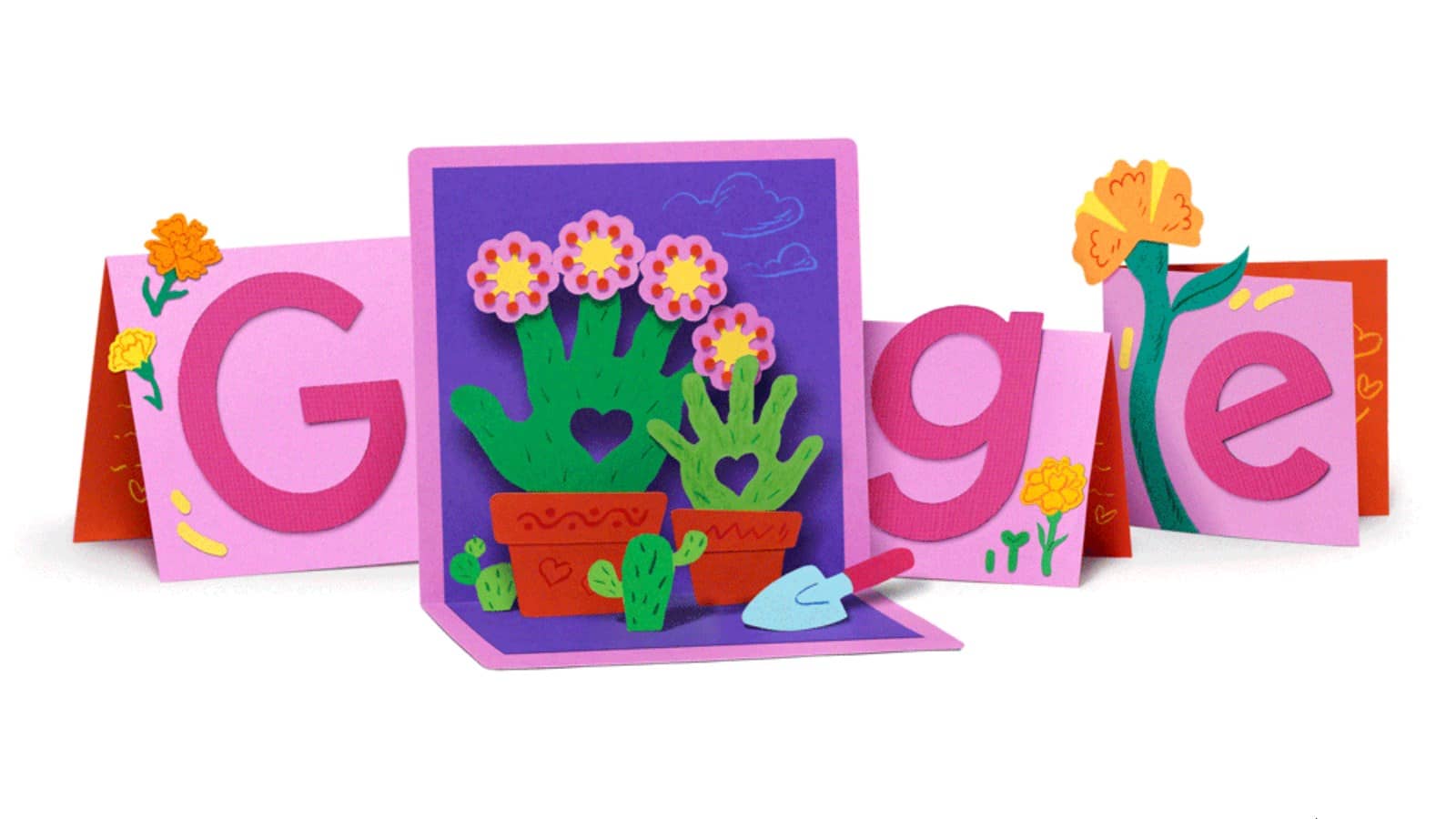 Doodle sur Google Fête des Mères 2026 (Crédit: Google)