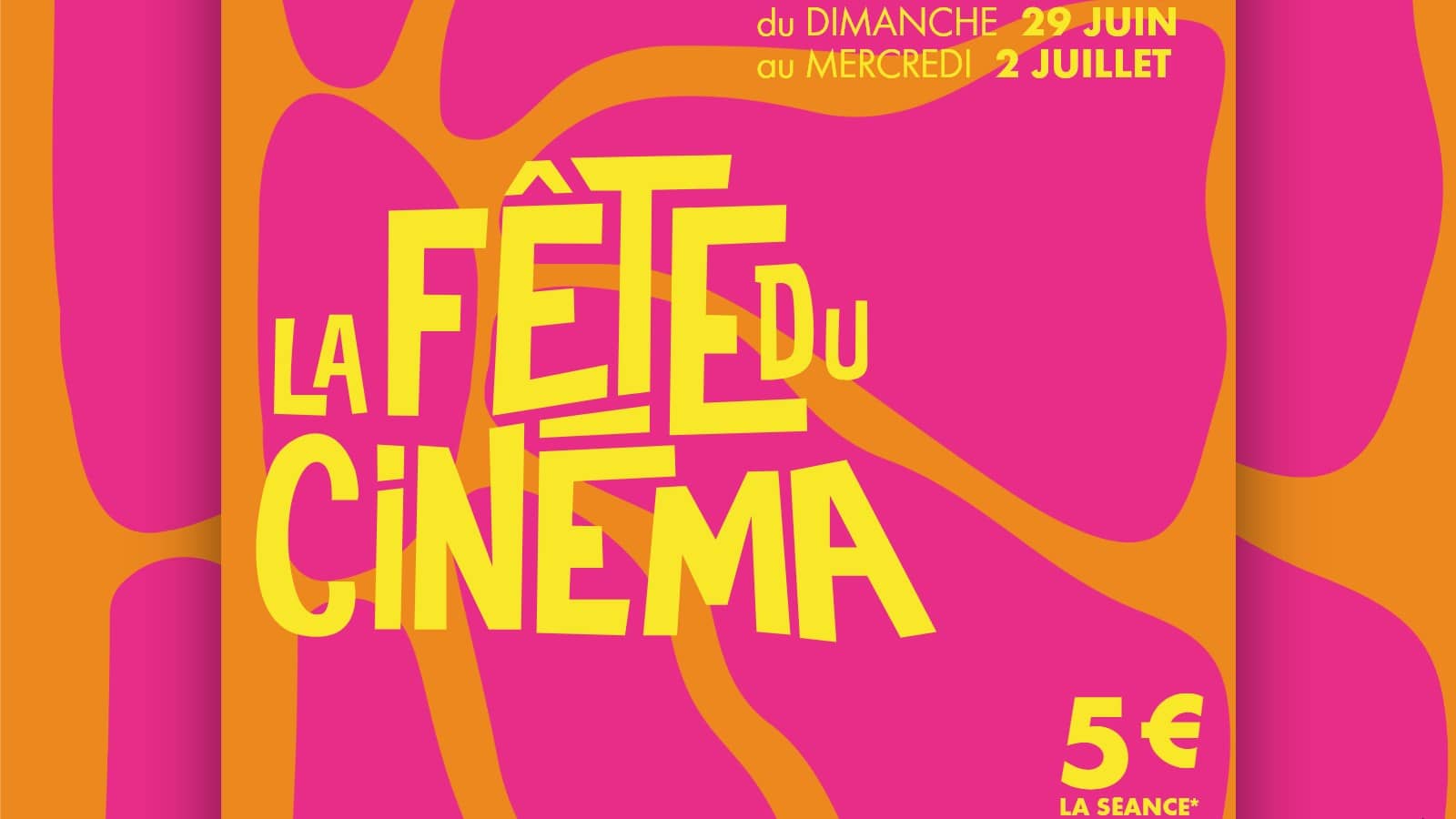 Fête du cinéma 2025 à 5€ la séance (Crédit : capture feteducinema.com)