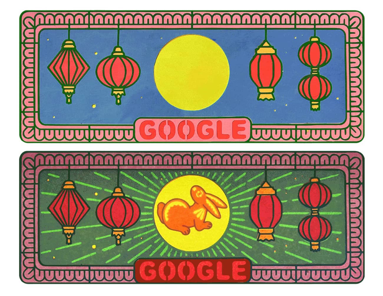 Doodle de la Fête de la mi-automne 2025 (Crédit : Google)