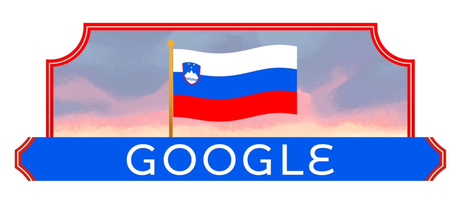 Doodle Google du jour de l’indépendance de la Slovénie