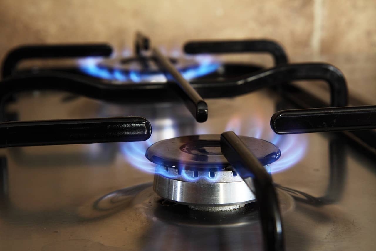 Fin des tarifs réglementés du gaz : bruleurs d’une cuisinière 