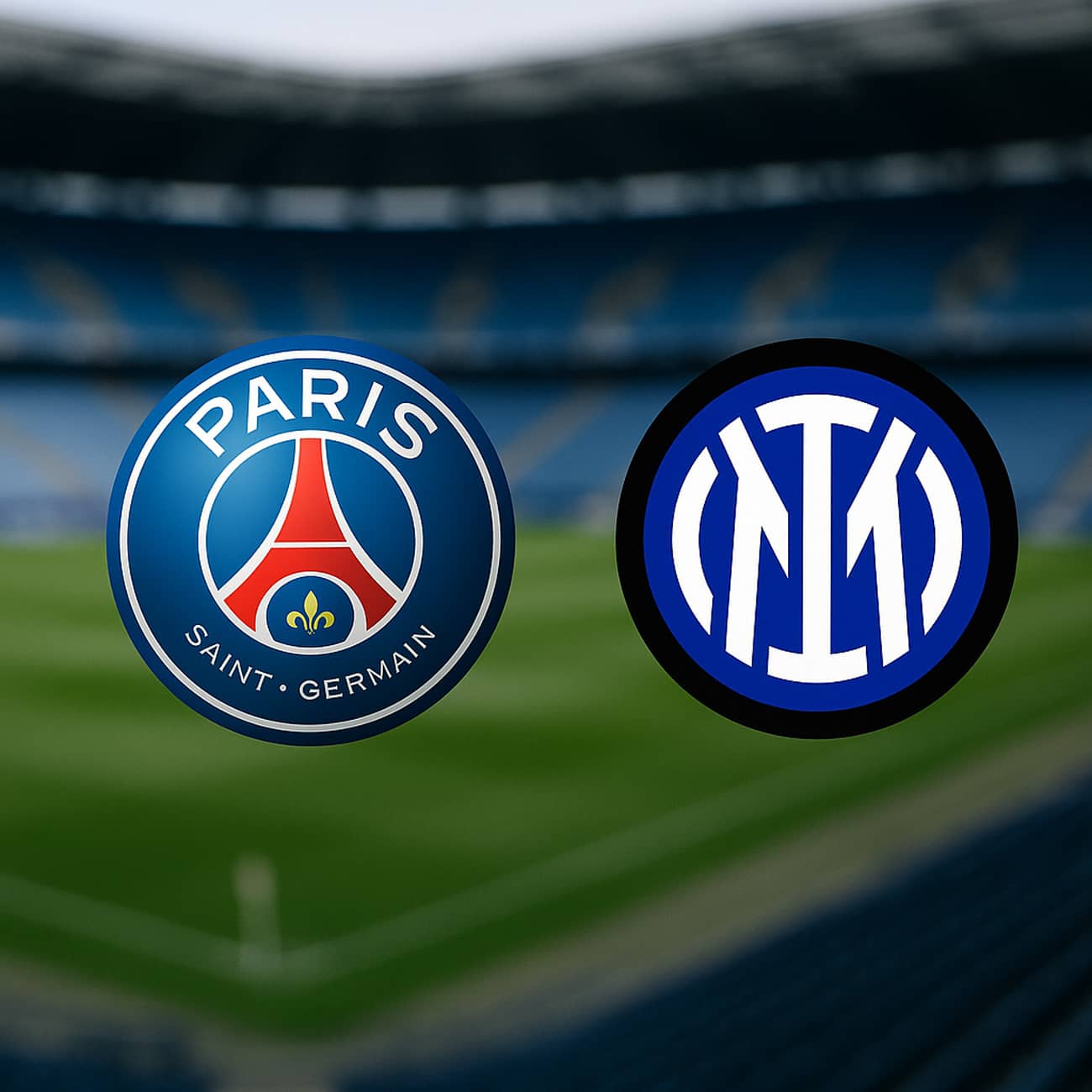 Finale PSG - Inter Milan : les deux logos des finalistes