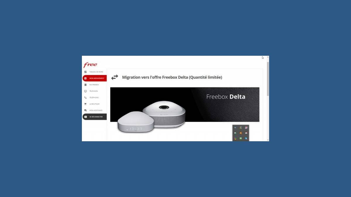 La Freebox Delta de Free à 49,99 €