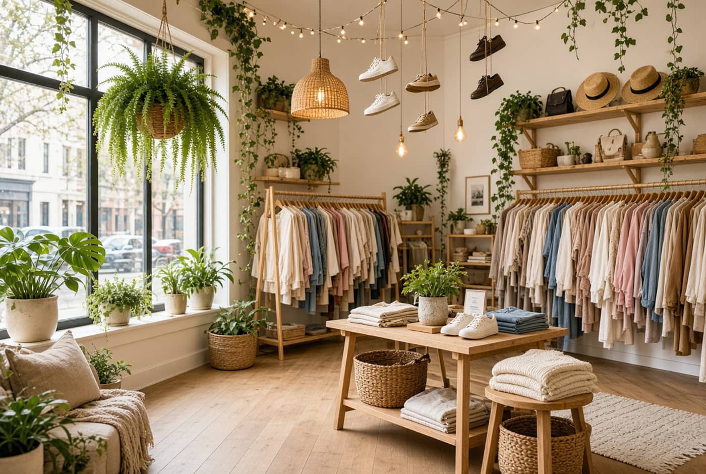 Une friperie à l’ambiance cosy en centre-ville (Crédit : Alex.I)