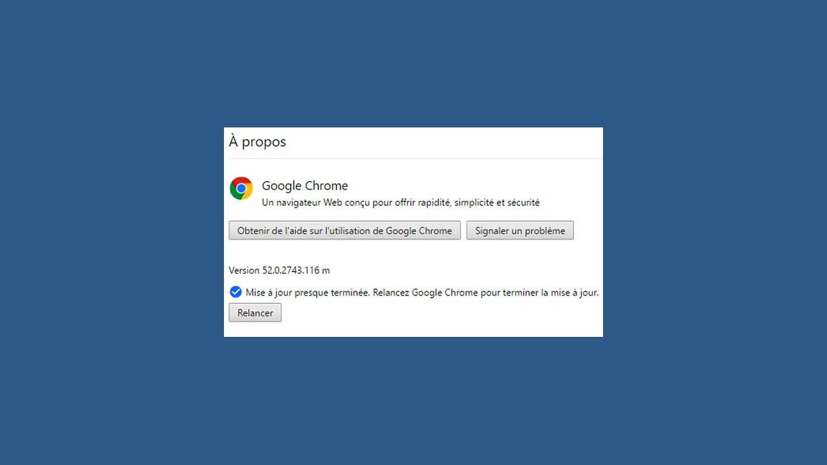 Téléchargez Google Chrome 53