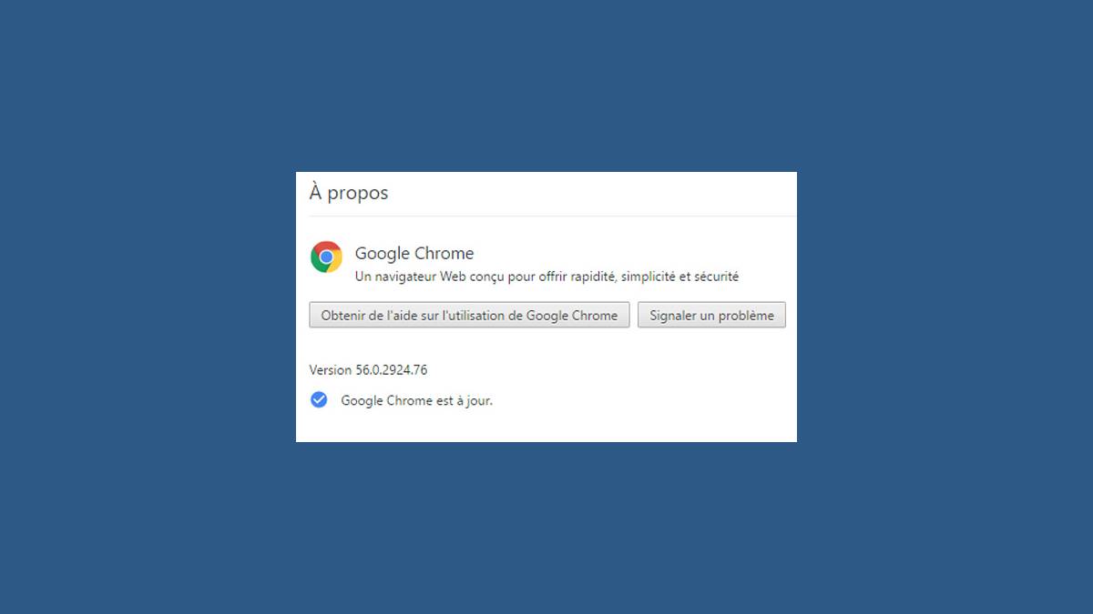 Téléchargement Google Chrome 56