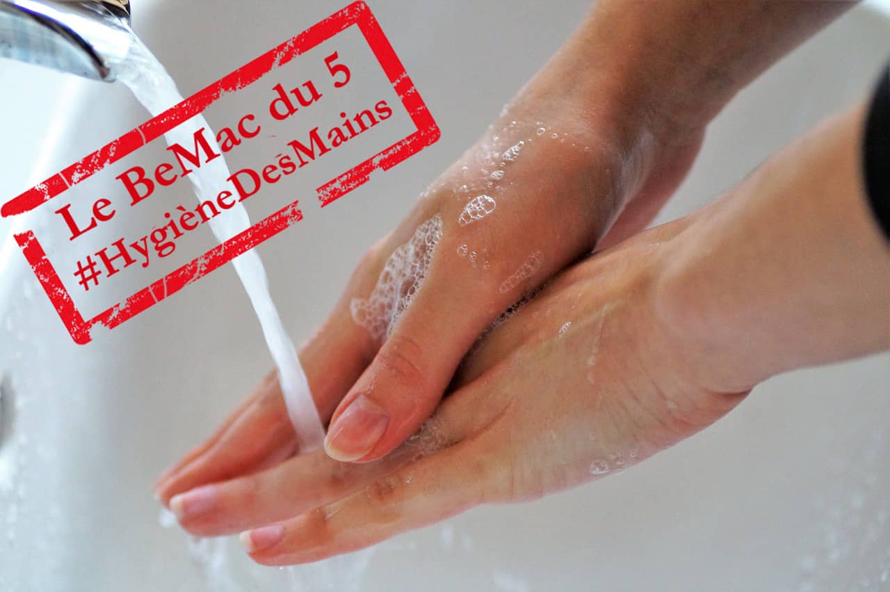 Hygiène des mains avec du savon et de l’eau