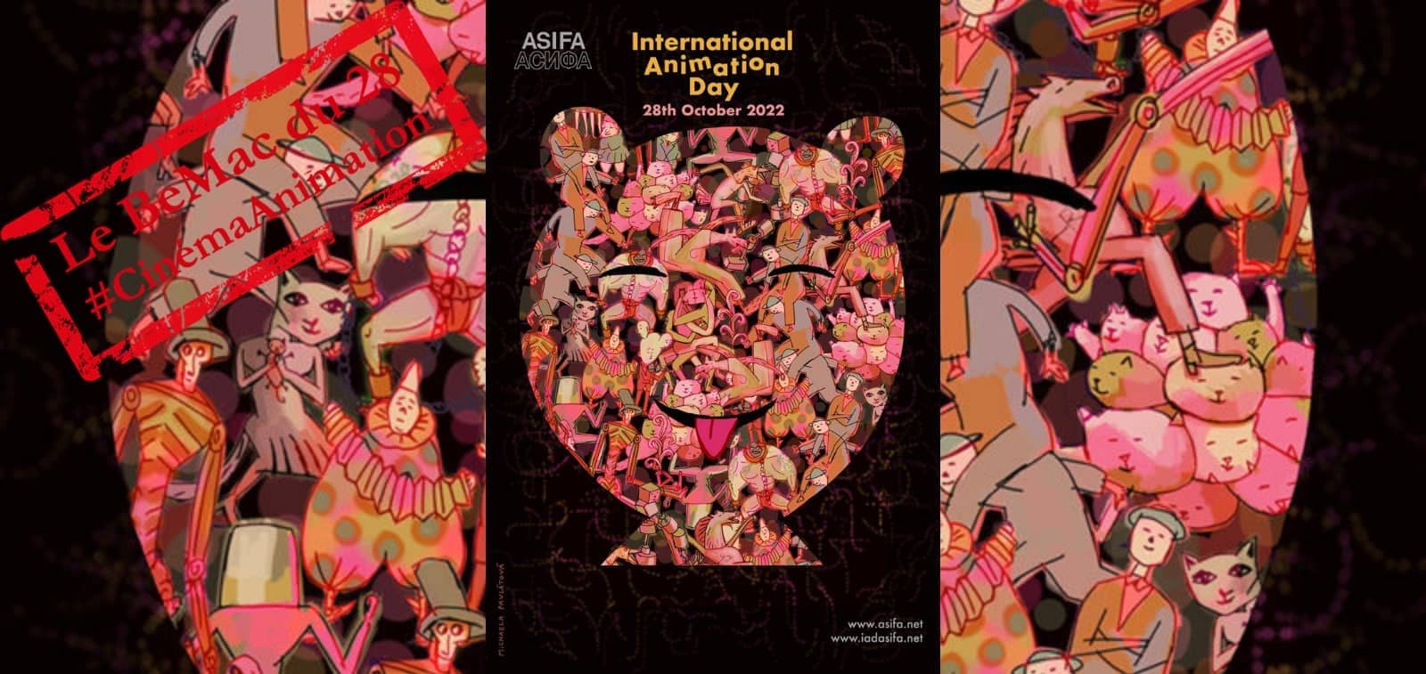 Affiche ASIFA 2022 de la Journée mondiale du cinéma d’animation