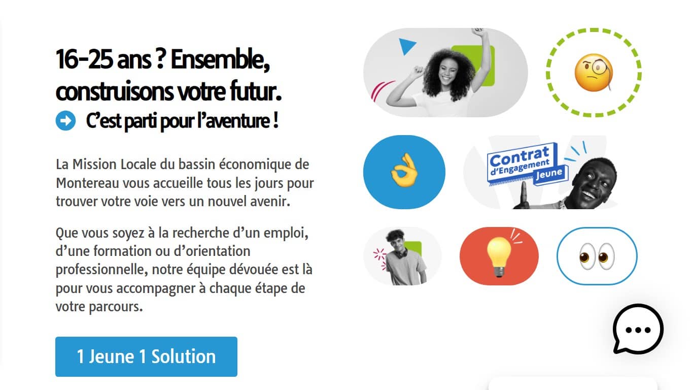 Page Mission Locale Montereau (Crédit : Mission Locale)